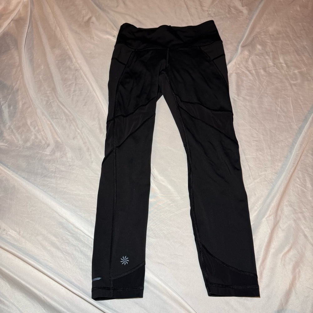 Athleta Black Leggings - Picture 1 of 7